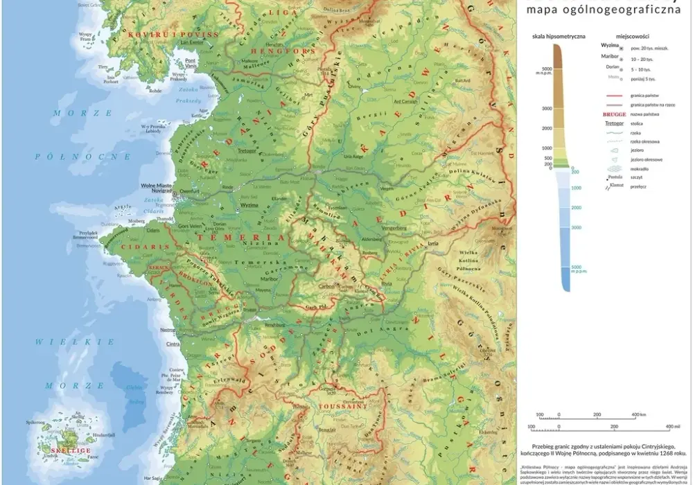 Mapa Wiedźmina: Jak dokładnie przedstawia świat Wiedźmina?