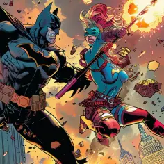 Harley Quinn komiks: Szalone przygody Batmana z nową bohaterką